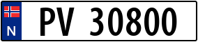 Truck License Plate